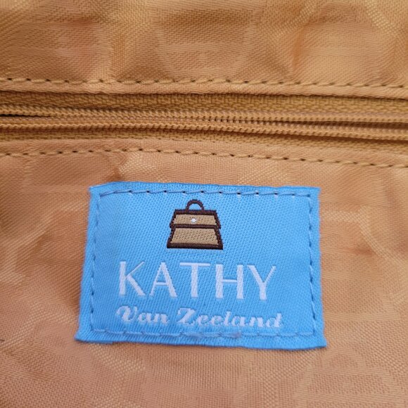 Kathy Van Zeeland Brown Camouflage Shoulder Bag.  Hobo Style camo print purse - Picture 9 of 16